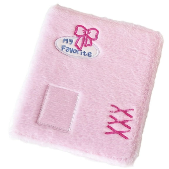 Plush Kpop Photocard Binder Cover for Organizing Trading Card Binder Card Collector Album Kpop Photocard Holder Book