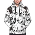 thumbnail image 4 of KLL Labrador Retriever Dog Print Mens Hoodie Long Sleeve Casual Pullover Hooded Sweatshirt Fashion Drawstring Hoodies with Pocket-XX-Large, 4 of 6