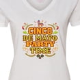 thumbnail image 4 of Inktastic Cinco De Mayo Party Women's V-Neck T-Shirt, 4 of 5