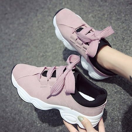 

Cathalem Sports Shoes Female Sport Fashion Custom Casual Sports Women Shoes Work Women s Max Cushioning Wide Sneaker Pink 6.50