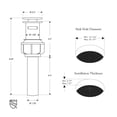 thumbnail image 5 of Bathroom Faucet w/ Deck Plate, 1 handle, 1 or 3 hole Stainless Chrome, 5 of 9