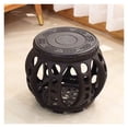 thumbnail image 1 of Taburete plástico decorativo del jardín con el asiento floral del tambor de la prenda impermeable del diseño del recorte for el patio, balcón, 1 of 6