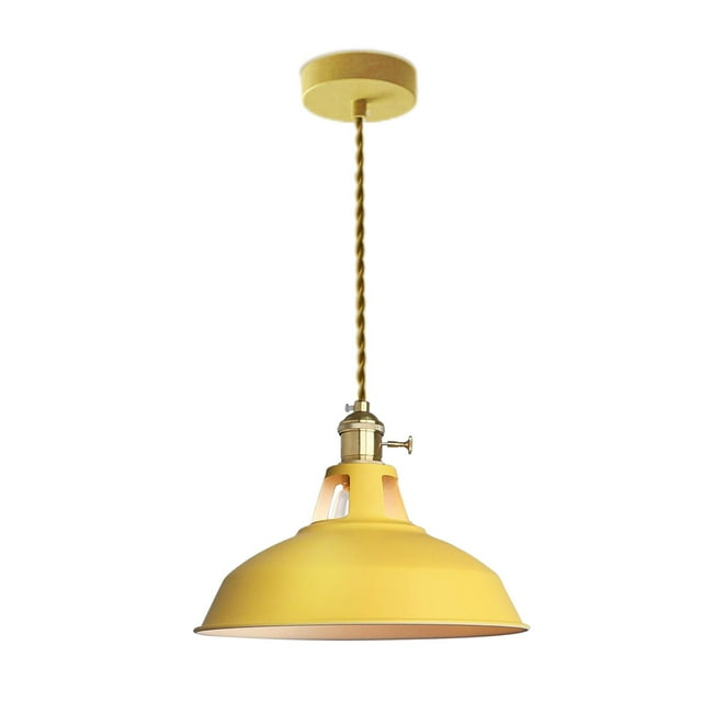 Candelabro colgante de luz LED Sunnimix Amarillo 26x26x20cm