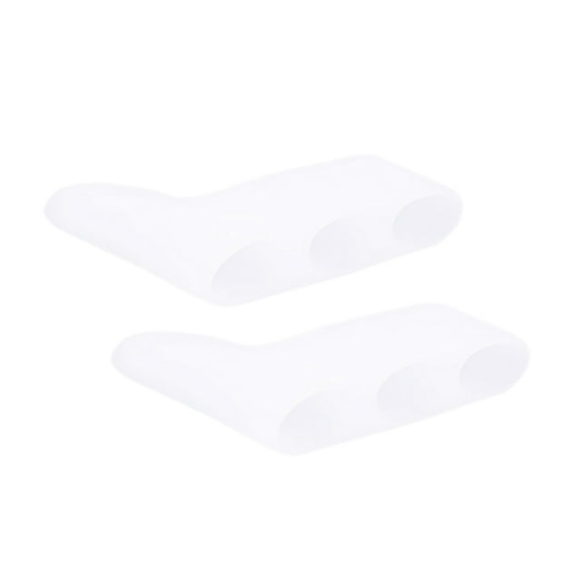 Foot Little Separators for Pinky Protectors Transparent Skin Color Stretchers for Daily Foot Care and Comfort 2PCS