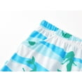 thumbnail image 6 of Beezizac Cotton Sleepover Pajama Set for Little & Big Girls Blue Mermaid Short Sleeve Set 2-Piece PJ Size 10, 6 of 7
