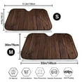 thumbnail image 3 of Daiia Vintage Wood Windshield Sun Shade for Car SUV Truck (Small ), Car Sun Shade Windshield, Car Shades for Front Windows, Sunshade for Car Windshield, 3 of 7