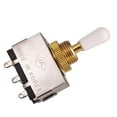 thumbnail image 1 of Interruptor de tono selector de pastilla de metal Hugo Bianca 3 vías Perilla blanca, 1 of 5