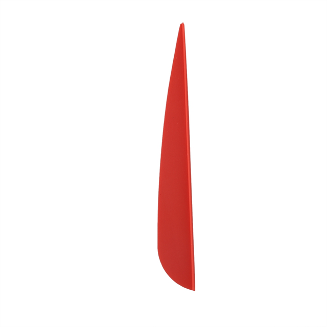 Arrows Vanes 4 Inch Plastic Feather Fletching for DIY Archery Arrows 150 Pack(Red)