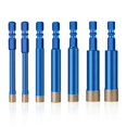 thumbnail image 1 of 7PCS Tile Drilling Tool Drill Bit,Stone Dry Drilling Drill Bit,Marble Drilling Specialized 1/4,3/8,1, 1 of 5