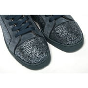 Christian Louboutin Blue Louis Junior Spikes Sneaker Shoes/EU40.5/US7.5/Blue