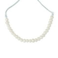 thumbnail image 3 of Gemistry White Cultured Freshwater Pearl Adjustable Slider Bracelet in 925 Sterling Silver for Women, 3 of 4
