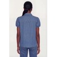 thumbnail image 4 of Women's Denim Short Puff Sleeve Shirt, 4 of 4