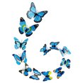 thumbnail image 1 of maskred 1/2/3/5 12pcs 3D Wall Stickers Double-deck Art Design Decals Room Decor DIY 9 1 Pc, 1 of 4