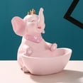 thumbnail image 2 of serony Hallway Decor Cute Replacement Vivid Bedroom Stationery Animal Living Room Snack Remote Control Stationery Key Storage Holder Container Pink Type 3, 2 of 8
