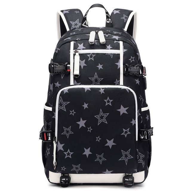 Student School Bag, With USB Charging Port, Laptop Backpack, Ultra-light Travel Bag, Unisex-SinKeeU