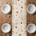 thumbnail image 6 of Farmhouse Gnomes Table Runner - 72 Inch Long, Kitchen Dining Table Runner Dresser Scarves, Vintage Pastoral Daisy Floral Country Farmhouse Decor for Coffee Tables Wedding Party Banquet, 6 of 8