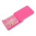 thumbnail image 6 of Unique Bargains 1 Pc Pill Case 6 Grid Pull-Out Pill Box Rose Red, 6 of 6