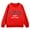 Red, variant on Kids Boys Sweatshirts Letter Print Long Sleeve Crewneck Sweatshirts Pullover Tops Warm Fall Winter Clothes Sweatshirt for Girls 5-6 Years