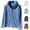 Blue, variant on Zylanna Men's Athletic Jacket, Long Sleeve Workout Running Quick Dry Full Zip Active Shirts with Pockets Blue Size 3XL