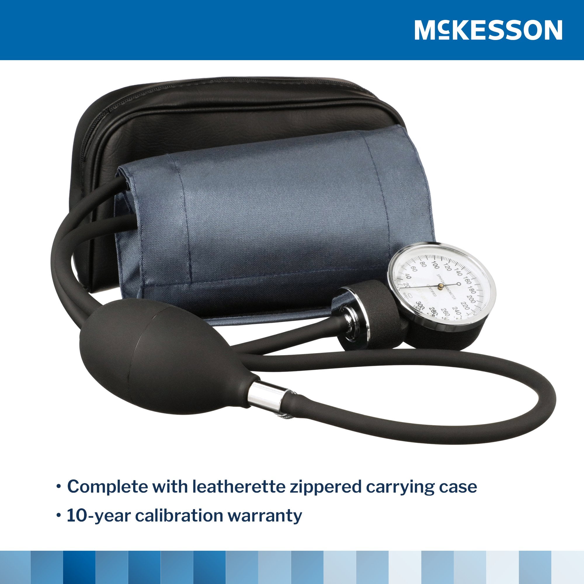 McKesson Aneroid Sphygmomanometer, Blood Pressure Monitor with Arm Cuff, Medium, 1 Ct
