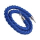 thumbnail image 2 of Inteprter Cuerda de barrera duradera de tela para control de multitudes confiable y de seguridad Cuerda de cola de control de multitudes Cadenas y protecciones para puertas de seguridad azul W05-2, 2 of 6