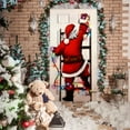 thumbnail image 6 of Aufmer 3 Pcs Christmas Themed Door Cover with Festive Patterns, Polyester Background Decor for Holiday Parties, Winter Seasonal Display for Entryway and Wall Decorations(Multicolor), 6 of 6