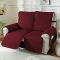 thumbnail image 5 of Y YUNHSOM Recliner Chair Covers with Nonslip Waterproof Layer - Machine Washable Furniture Protectors for Pet-Friendly Homes(2 Seat, Black), 5 of 10