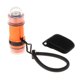 thumbnail image 4 of Linterna kusrkot de buceo Antorcha de buceo Snorkel Buceo Linterna estroboscópica subacuática Naranja, 4 of 8