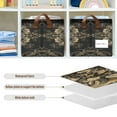 thumbnail image 6 of BZSMCE Collapsible Fabric Cube Storage Bins Gold Blossom Fashion Pattern Design Pattern Storage Box, 6 of 8