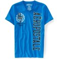 thumbnail image 1 of Aeropostale - Camiseta gráfica para hombre con cuello en V Varsity Club Finals, azul, grande, 1 of 1