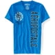 thumbnail image 1 of Aeropostale - Camiseta gráfica para hombre con cuello en V Varsity Club Finals, azul, grande, 1 of 1