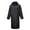 Black, variant on Portwest S438 Men's Waterproof Raincoat - Lightweight Long Rain Jacket with Hood and Pockets Yellow, 3X-Large