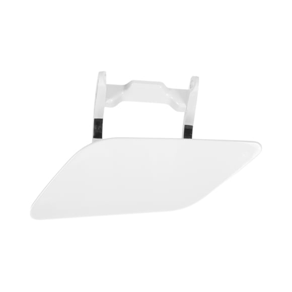 Cubierta de boquilla del lavaparabrisas del faro delantero izquierdo Unique Bargains No.2518850126 Cubierta de recorte del parachoques para Mercedes-Benz R350 2006-2013 Plástico Blanco 1 Pcs