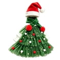 thumbnail image 4 of AYktou Christmas Goose Outfit Set, Christmas Tree Porch Goose Costumes for 23 Inch Cement, Cute Lawn Goose Clothing with Hat, Yard Goose Clothes Dress for Xmas Holiday Entrance Garden Patio Decor, 4 of 9