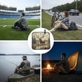 thumbnail image 6 of Moose Vintage Foldable Seat Cushion for Bleachers, Stadium Seats, Camping & Outdoor Events, Portable Lightweight Pad with Carabiner, 6 of 6
