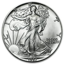 1987 1 oz American Silver Eagle BU