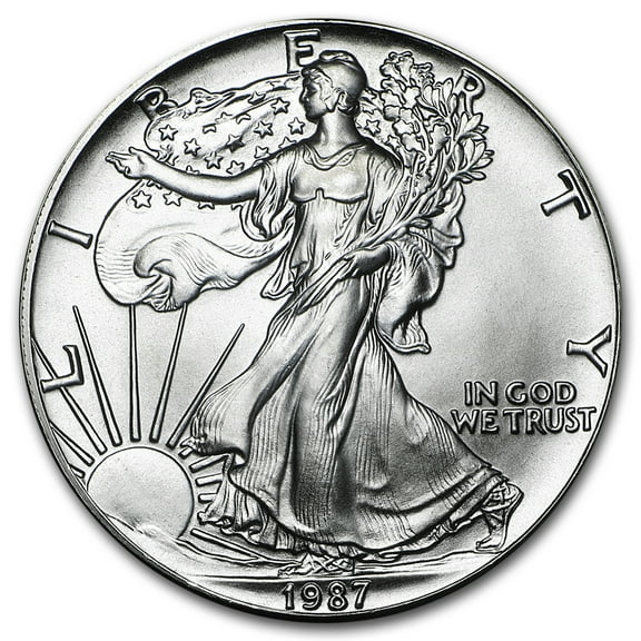 1987 1 oz American Silver Eagle BU