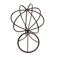 thumbnail image 3 of Bronce Del Estante Del Soporte Del Almacenamiento de La Exhibición Del Casquillo Del Sombrero de La Peluca de Metal Estable Ahuecado - 32cm Los 32cm Macarena Soporte de exhibición de soporte de gorra de sombrero, 3 of 8