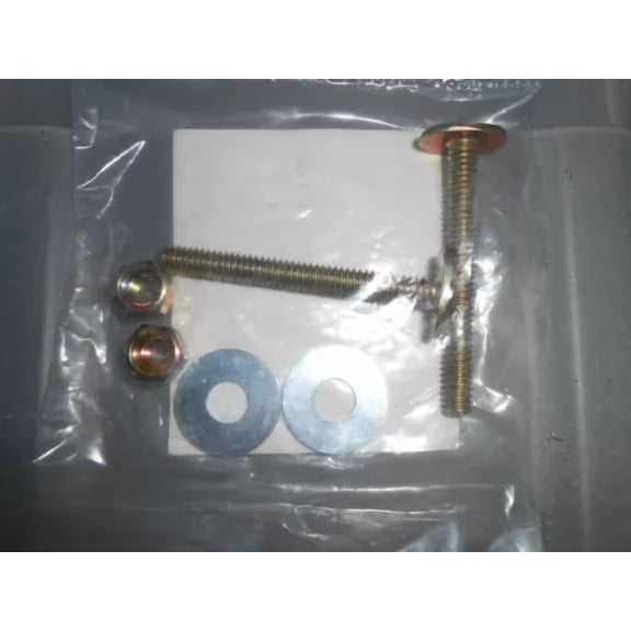 STARLIGHT- Toilet Closet Bolts With Nuts & Washers Brass Plated 1/4 Inch X 2-1/4