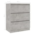 thumbnail image 6 of Charmma Buffet Cabinet Concrete Gray 23.6"x13.2"x29.9" Chipboard, 6 of 6