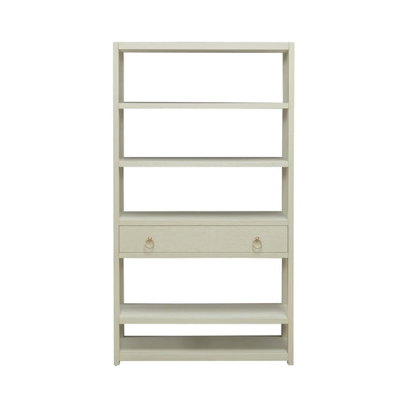 Liberty Furniture East End Accent Bookcase for Living Room Home Office - Green Mist