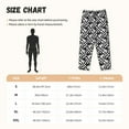 thumbnail image 4 of Lsque Ying Yang Checkered Print Women's Pajama Pants, Lounge Pant - Comfortable Home Wear,Elastic Waistband, Stylish Design-Medium, 4 of 9