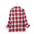 thumbnail image 3 of 100% Cotton women's Pajama set, Plaid Pajama, Flannel Pajama set, Buffalo plaid, 3 of 7
