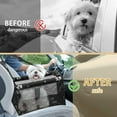 thumbnail image 6 of Asunby Foldable Dog Car Seat, Waterproof Dog Car Booster Seats Portable Pet Booster Travel Safety Protector for S/m Dogs, Puppies, Bones & Footprints Black, 6 of 11