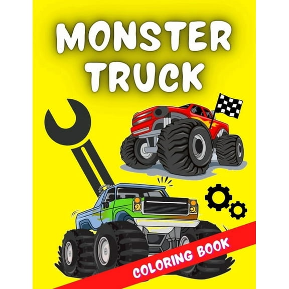 Monster Truck Coloring Book