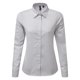 thumbnail image 1 of Premier - Camisa Maxton Cuadro de Manga Larga para Mujer (Blanco, Plateado), 1 of 2