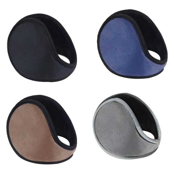 TELOLY 4 Pack Multicolor Winter Outdoor Sports Snowboarding Windproof Plush Earmuffs Unisex Earmuffs