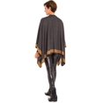 thumbnail image 5 of Poncho Châle Coloré - Marron, Cardigan Ouvert pour Automne/hiver, 5 of 5