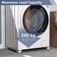 thumbnail image 3 of Washing machine base with brake, adjustable mobile base for washing machine, dryer, refrigerator, load 300 kg, gray, 3 of 5