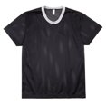 thumbnail image 1 of American Apparel - Camiseta de manga corta transpirable de tejido perforado Súper ligera Unisex Hombre Caballero - Verano (Negro / Plata), 1 of 1
